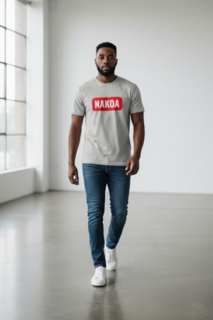 Leitfur T-Shirt Nakoa grau